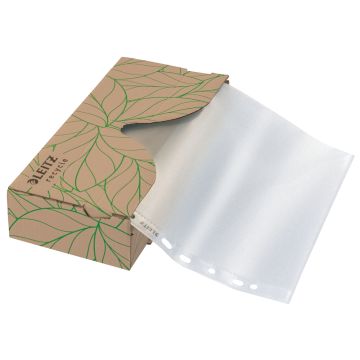 A4 Clear Leitz Recycle Punched Pocket Dispenser Pack of 40