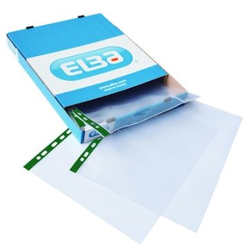 A4 Premium Punched Pockets Clear Pack 100