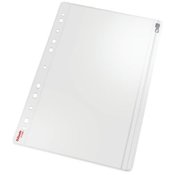 A4 Multipunched Zipped Pouch Wallets Pack of 5