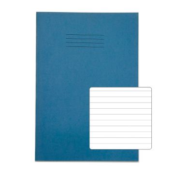 Classic A4+ Exercise Books 8mm Ruled 40 Page Box of 100 Light Blue