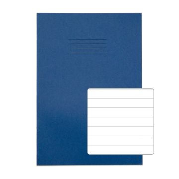 Classic A4 Exercise Book 12mm Ruled 80 Page Box of 50 Dark Blue