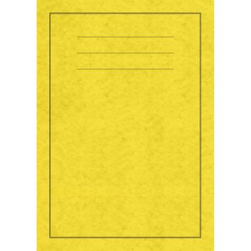 Classic Plus A4+ Exercise Book Plain 80 Page Box of 50 Bright Yellow