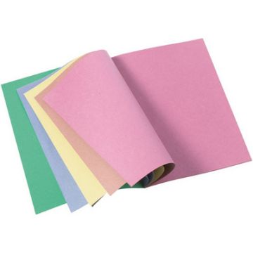 A4+ Scrapbook Assorted Colour Pages Pack of 25