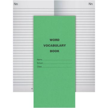 210 x 97mm Exercise Book Word/Vocabulary 72 Pages Pack of 40
