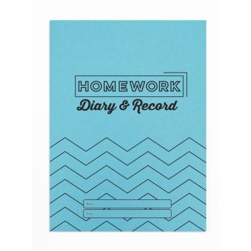 A5 Homework Diary 96 Pages Pack of 20 Blue