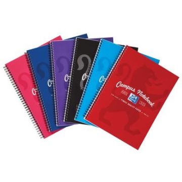 A4+ Oxford Campus Wirebound Notebooks Pack of 5