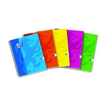 A4+ Oxford Touch Hardback Wirebound Notebooks Pack of 5