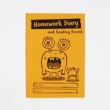 A5 Children's Primary Homework Diary and Reading Record Pack of 30