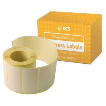 89 x 36mm White Address Labels Roll of 250