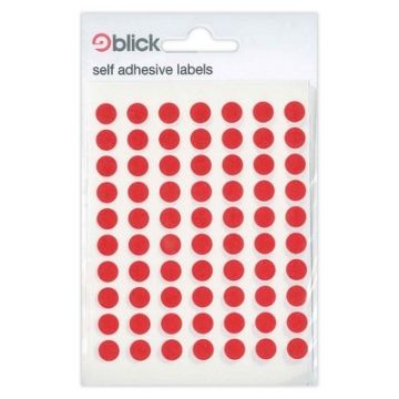 Self-Adhesive Dots Pack of 490 Red