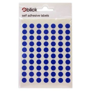 Self-Adhesive Dots Blue Pack of 490