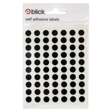 Self-Adhesive Dots Black Pack of 490