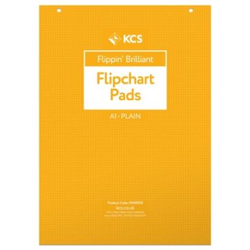 A1 KCS Plain Flipchart Pads Pack of 5