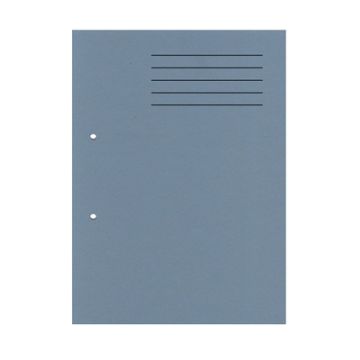 Punched Square Cut Folders A4 Blue Pack 100
