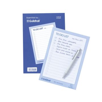 A5 Guildhall To Do List Pad 60 Sheets