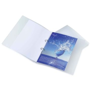 A4 ECO Ring Binders Clear Pack of 10