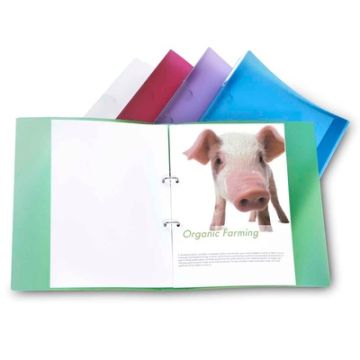 ECO Ring Binders A4 Assorted Colours Pack 10