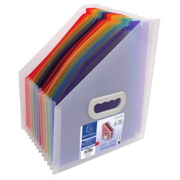 A4 Potrait Polypropylene Expanding File with Handles