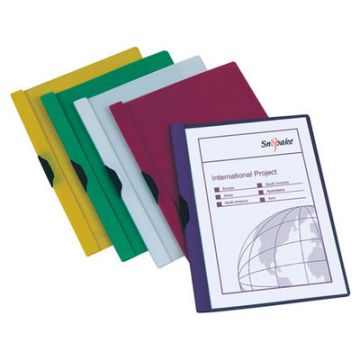 A4 Snopake Clip Files Assorted Pack of 5