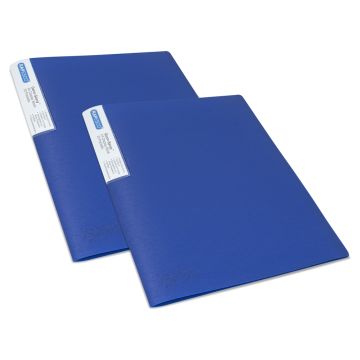 A4 Rapesco Germ- Savvy Flexible Display Books 20 Pockets Blue Pack of 2