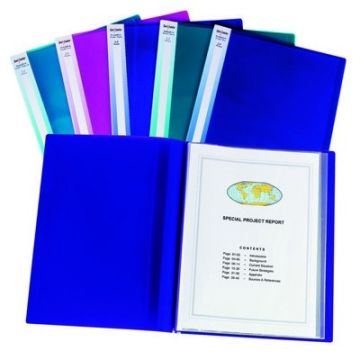 A3 Snopake Electra Display Books Assorted Colours Pack of 5