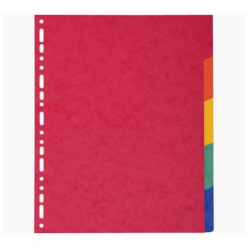 A4 Extra Wide Subject Dividers 5 Part Set