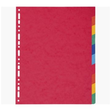 A4 Extra Wide Subject Dividers 10 Part Set
