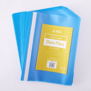 KCS A4 Data Files Blue Pack of 250