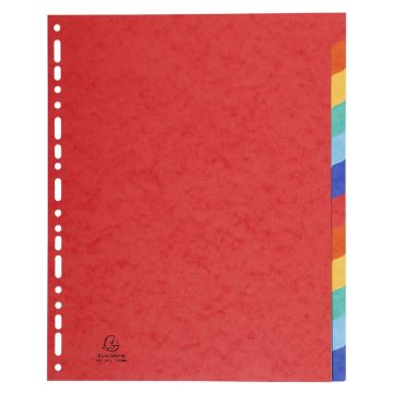 A4 Extra Wide Subject Dividers 12 Part Set