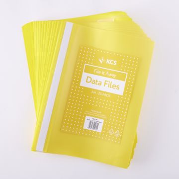 KCS A4 Data Files Yellow Pack of 250