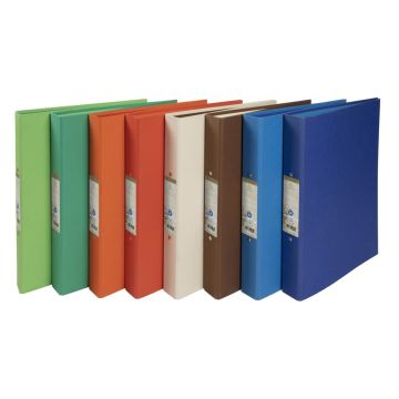 A4 Recycled Ring Binders Assorted Colours Pack of 10
