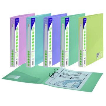 Snopake Reborn Ring Binders 25mm Assorted Pack 5