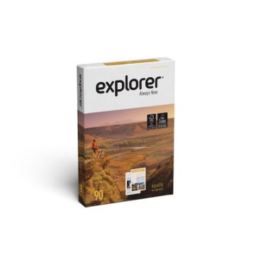 A4 Explorer White Photocopier Paper 90gsm Box of 5 Reams