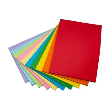 A4 Coloured Copier Paper 80gsm Bright and Pastel Colours 500 Sheets