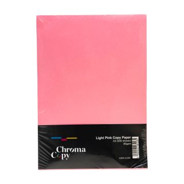A3 Coloured Copier Paper 80gsm Pale Pink 1 Ream