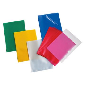 A4 Cut Flush Folders Assorted Colours Pack of 25