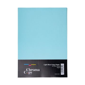 A4 Coloured Copier Paper 80gsm Light Blue Box of 5 reams