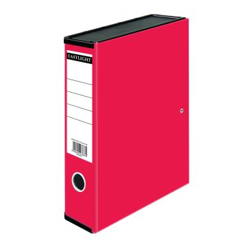 Foolscap Box File Red Pack of 10