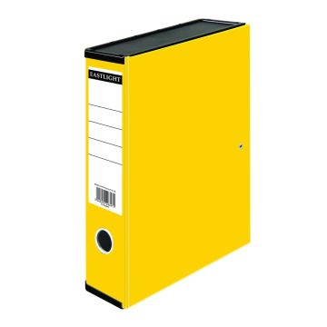 Foolscap Box File Yellow Pack of 10