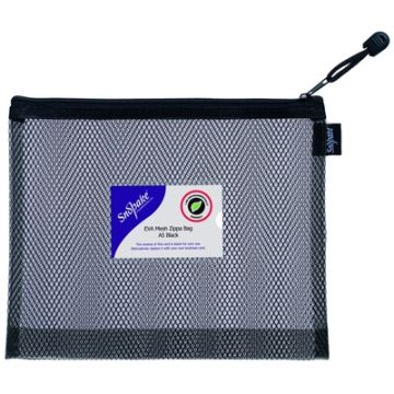 A5 Snopake EVA Black Mesh Zippa Bag
