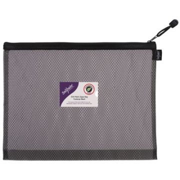 362 x 275mm Snopake EVA Black Mesh Zippa Bag