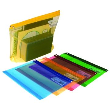 A4+ High Capacity Zippa Bags Assorted Colours Pack of 25