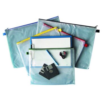 Premium Zipped Wallets B4 Assorted Colours Pack 5