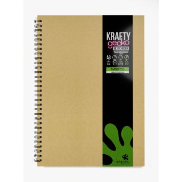 A3 Portrait Krafty Artgecko Wirebound Sketchbook