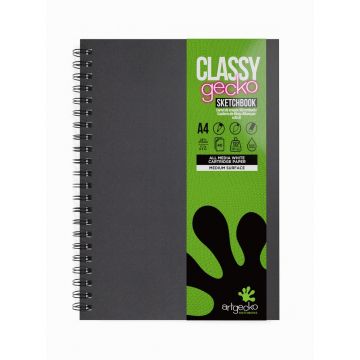 A4 Portrait Classy Artgecko Wirebound Sketchbook