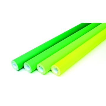 1218mm x 15m Fadeless Poster Paper Roll Shades of Green Pack of 4