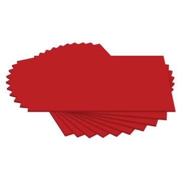 A4 Coloured Card Red Pack of 50