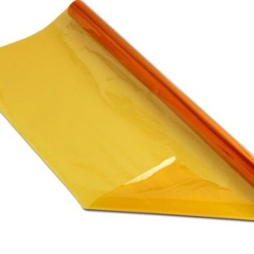 500mm x 4.5m Coloured Cellophane Yellow