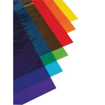 A4 Cellophane Sheets Assorted Colours Pack of 48