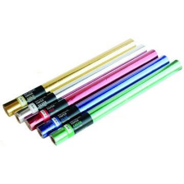 508mm x 10m Metallic Frieze Paper Gold